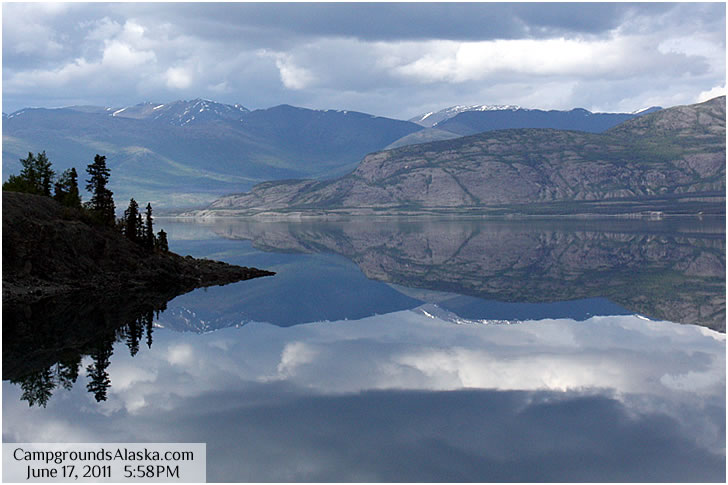 Kluane Lake in the Yukon