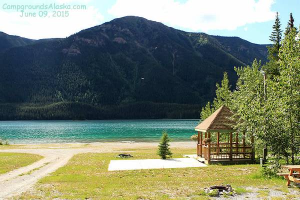 Muncho Lake RV Park on the shores of Muncho Lake Muncho Lake RV Park on the shores of Muncho Lake