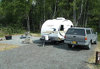 RV Campsites at Bird Creek Campground