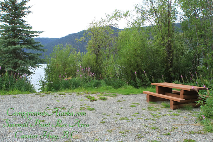 Sawmill Point Campground, Dease Lake, B.C.