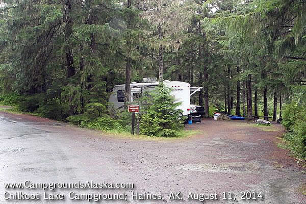 Campsites at Chilkoot State Park