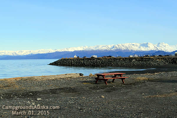 Fishing Hole Campground, Homer Spit