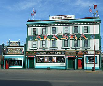 The historic Alaska Hotel in Dawson Creek, B.C. before it heartbreakingly burnt down in Sept, 2012.