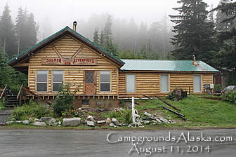 Salmon Run Campground in Haines Alaska.