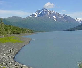 Eklutna Lake Campground near Eagle River, Alaska