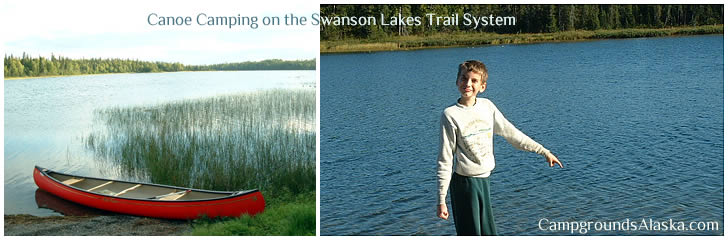 Alaska Canoe & Campground on the Kenai Peninsula in Sterling Alaska.