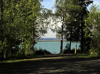 Lower Skilak Lake Campground offers campsites on the lake