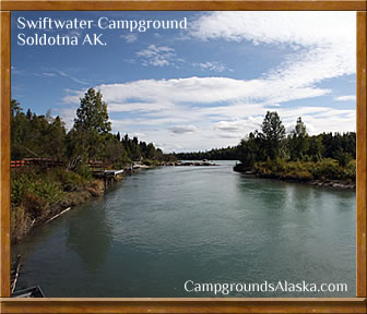 Swiftwater Campground in Soldotna AK.